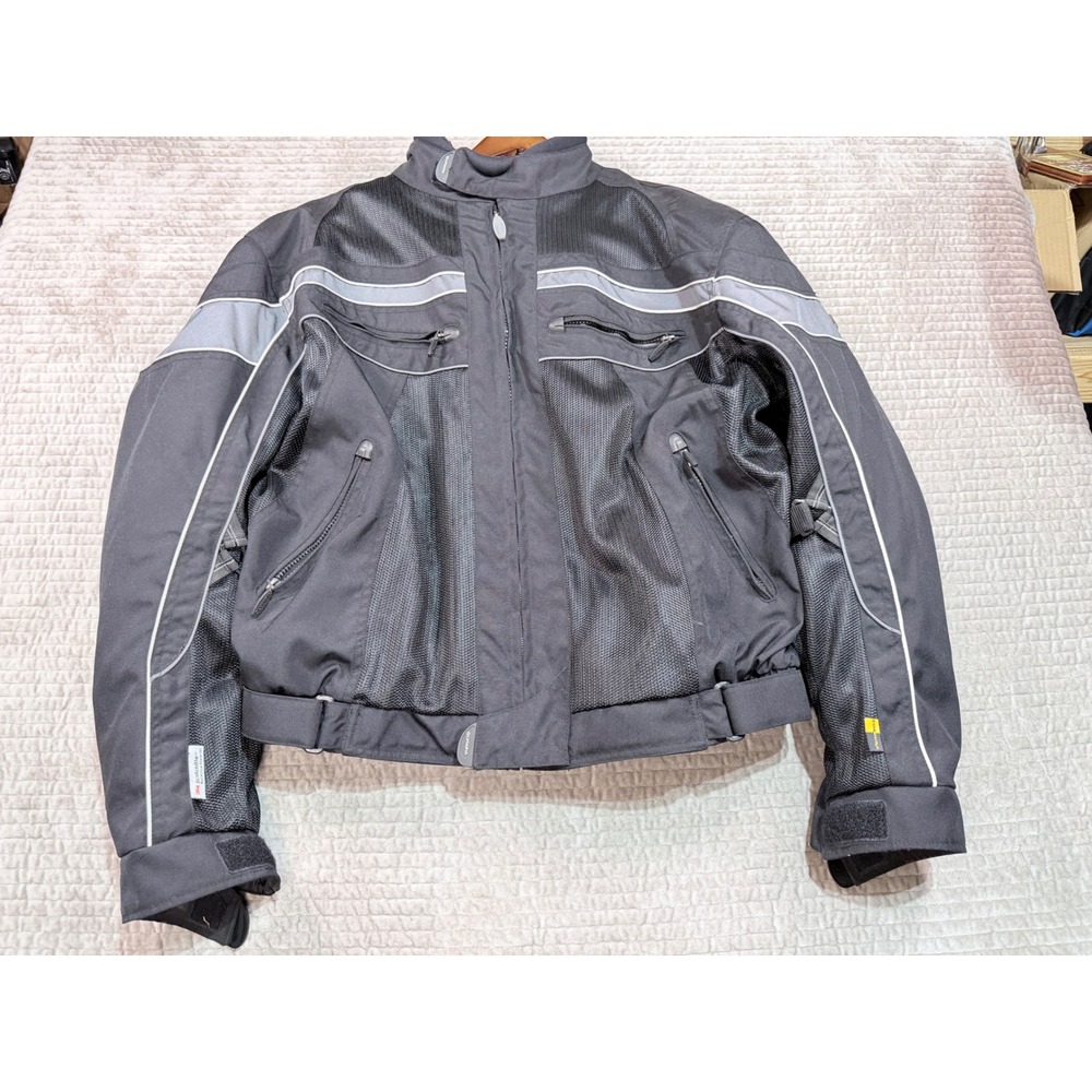 Olympia Men's 2XL 3-in-1 Cordura Motorcycle Jacket with Removable Inner Jacket